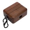 Acogedor Wooden Carrying Case, Walnut Wood Case, Compatible with Bowers Wilkins Pi8 Wireless Bluetooth Earphones Charging Case, Hand-Polished Handcraf