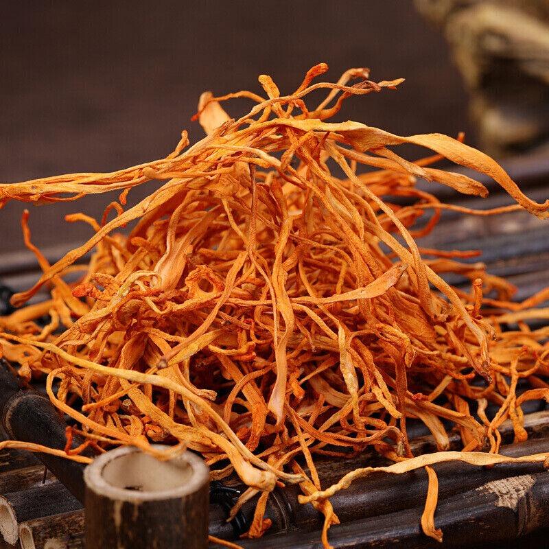 80g Organic Cordyceps Sinensis Dried Mushroom Chinese Tradition Medicine