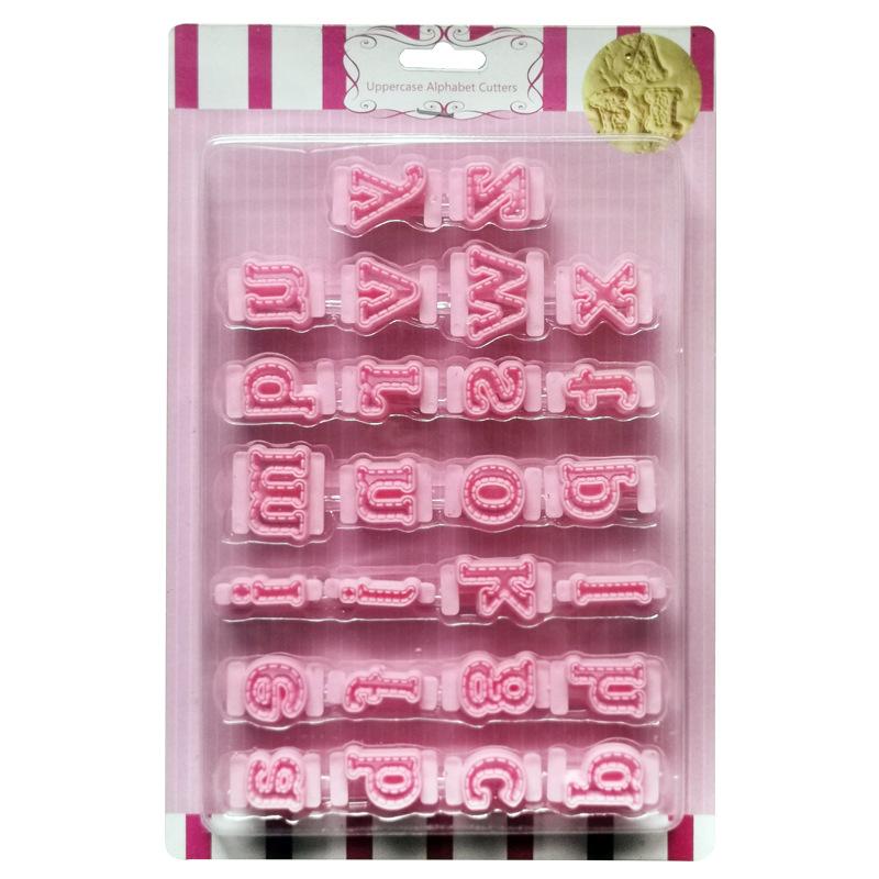 26 Piezas Cortador de Galletas Letras Minúsculas Inglesas Molde para Galletas Molde para Fondant Herramientas para Decoración de Pasteles DIY Chocolate Repostería Horneado