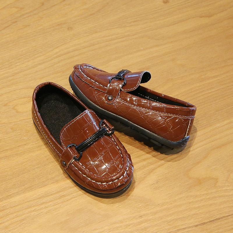 

Кожаные туфли для мальчиков,Детские туфли для школьников 30 коричневый