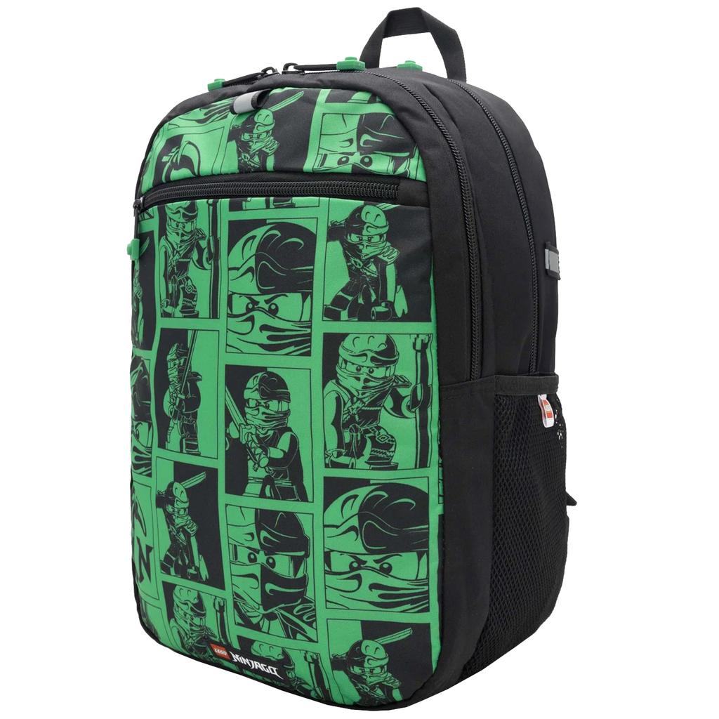 LEGO Small Extended Backpack, for Boy Green Backpack