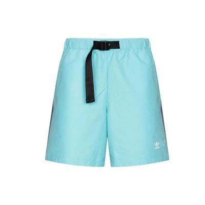 Adidas X Human Made Wind Shorts Aqua Men Streetwear HA9999