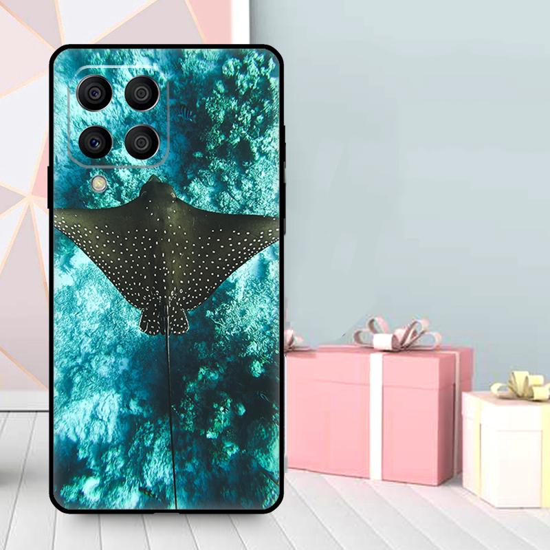 Animal Manta Ray Case For Samsung Galaxy M06 M11 M31 M14 M34 M54 M12 M32 M52 M15 M13 M16 M36 M56 M53 M35 M55