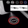 2Pcs Wireless LED Door Welcome Light Laser Projector Car Accessories For Nissan Nismo New Teana Maxima Altima Amadar Titan