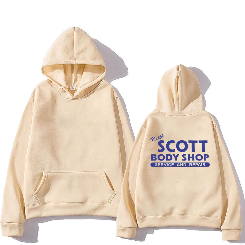 Keith Scott Body Shop Hoodie One Tree Hill Funny Women/men Harajuku Aesthetic Hoodies Autumn Winter Pullover Sweatshirt Vintage
