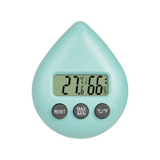 

Electronic Thermometer Creative Shape High Accuracy ABS Indoor Mini Hygrometer циан