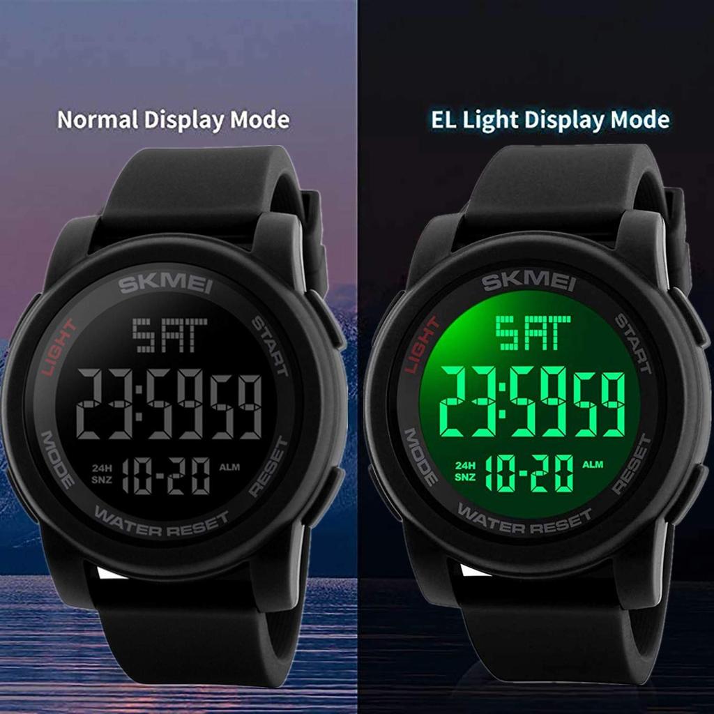 Timever Digital Arm LED Sports Large Easy to Japanese Instruction Manual Included Watch, Waterproof, Men's Sports, Watch, Multi-function, Stopwatch,