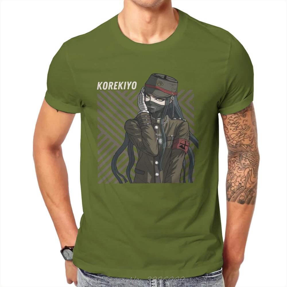 Danganronpa Bärenspiel Korekiyo Shinguji T-Shirt Klassisch Punk Sommer Übergroße Baumwolle Herrenbekleidung Harajuku Rundhals-T-Shirt