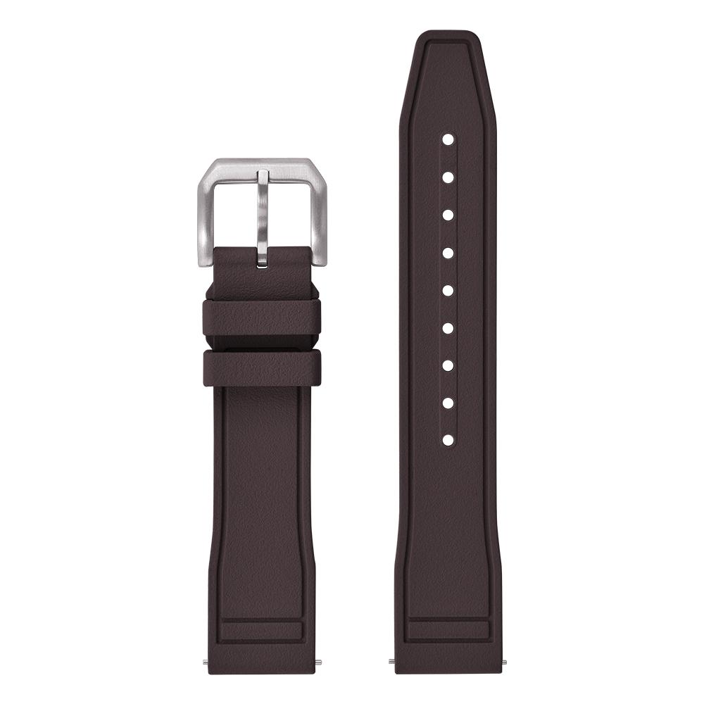 Premium FKM Strap 20mm 21mm 22mm Watch Strap Diving Waterproof Quick Release Fluororubber Watchbands For Each Brand Diving Watch
