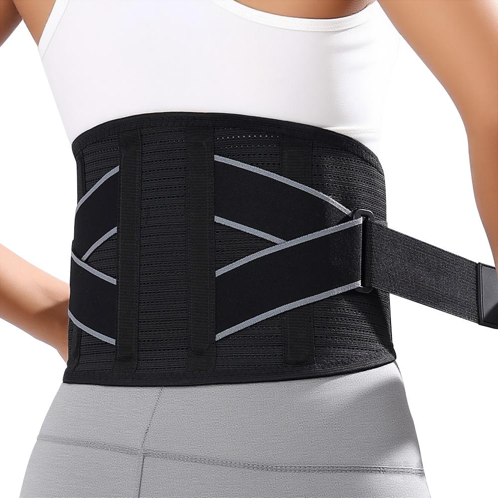 

New Back Brace For Lower Back Pain - Immediate Relief From Sciatica, Herniated Disc, Scoliosis - Breathable For Men And Women S