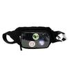 Japanese ins niche baby bag pain bag transparent badge breast bag, millet display messenger bag female student fanny pack