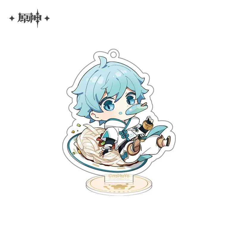 Sunsyea Genshin Impact Official Merch miHoYo Original MWPD Series Q Version Acrylic Stand Tartaglia Zhongli