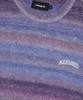 MAHAGRID Varsity Logo Kleurverloop Gebreide Trui Paars(Mg2Efmk606A)