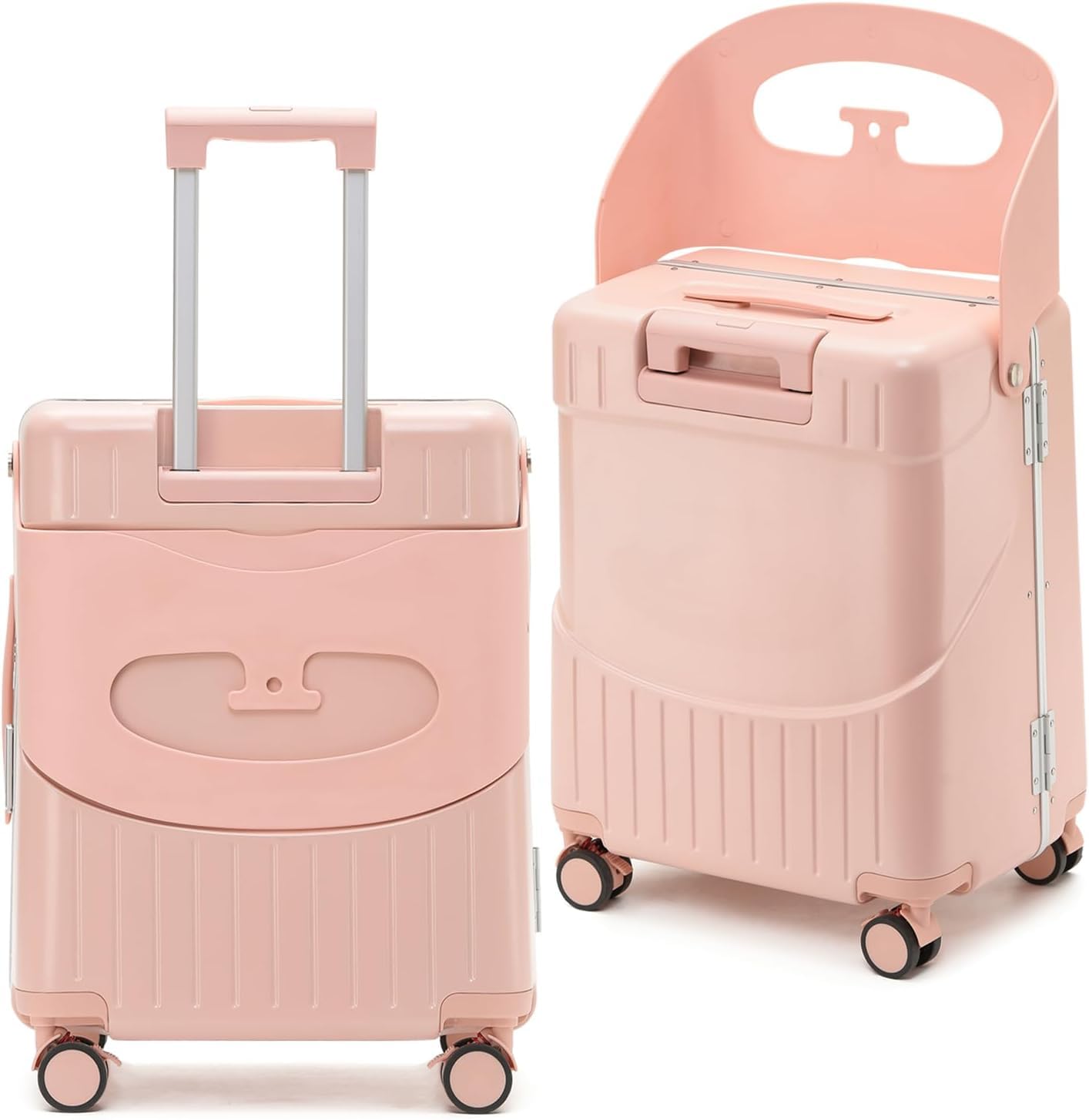 

Suitcase for Carry case for Aluminum carry Double 360 degree Equipped with TSA Sitable Pink [Hopeholic] children, Carry-on children, frame, Children s рожевий