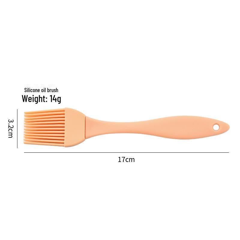 Silicone Oil Brush Set: Kitchen Cooking & Baking Tools, Heat Resistant Pancake Brush, Grill Brush, Food Grade Silicone Brush.