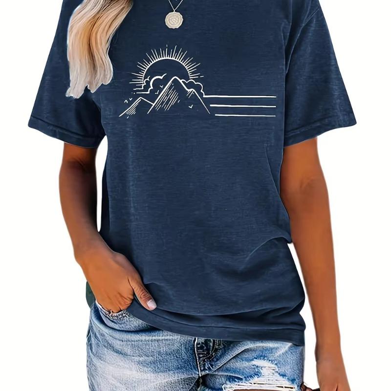 American Pattern Pure Cotton Printed Unisexs And Unisexs Loose Casual Short Sleeved Summer New Personalized Fashion Tshirt