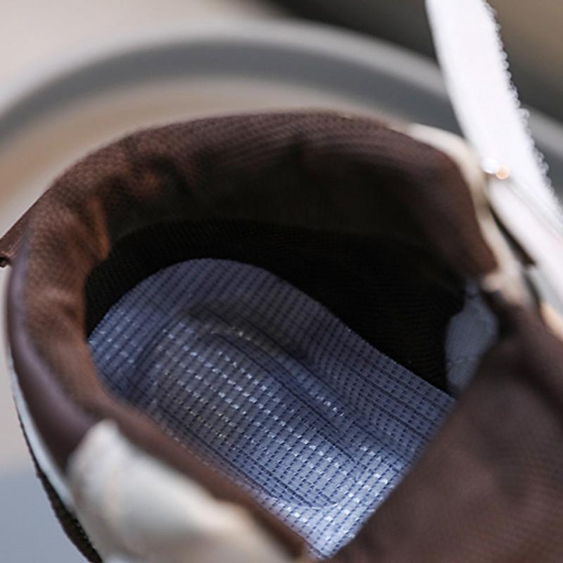 Spring Children's Korean-Style Comfortable Soft Bottom Skateboard Shoes High-Top Velcro Boys 'And Girls' Sneakers