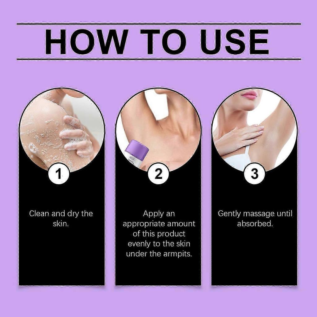 Underarm Treatment Stick Cleans Armpits LongLasting Light Fragrance Mild AntiPerspiration Refreshing Skincare Body Care