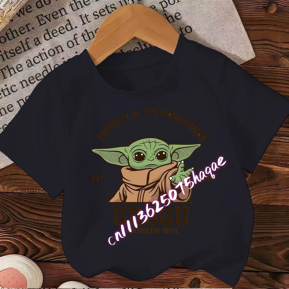 Boys and Girls Children's Pattern T-shirt, Casual, Comfortable, and Breathable Clothing