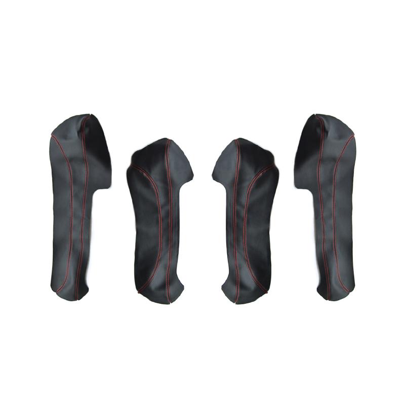 For Nissan Slyphy Sentra 2006 2007 2008 2009 2010 2011 4pcs/set Car Door Handle Armrest Panel Microfiber Leather