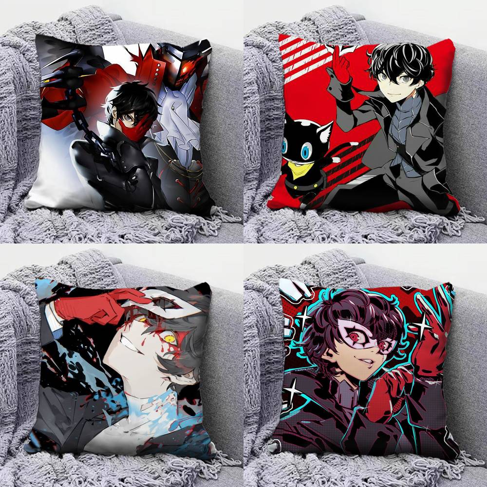 Persona P Futaba Sakura Joker Pillow Covers Home Sofa Cushion Covers and Aecorative Custom