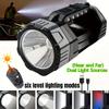 Portable Handheld Solar Flashlight Rechargeable Super Bright Long Battery Life Torch for Home Outdoor Emergency Use