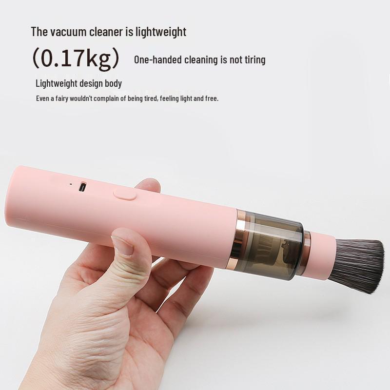 Portable Wireless Desktop Vacuum Cleaner - Powerful Handheld, Long-Lasting, Fully Automatic Mini Vacuum for Vanity Surfaces