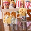 10Pcs 1:12 Dollhouse Miniature Simulation Bucket Popcorn Home Model Decor Toy Doll House Accessories