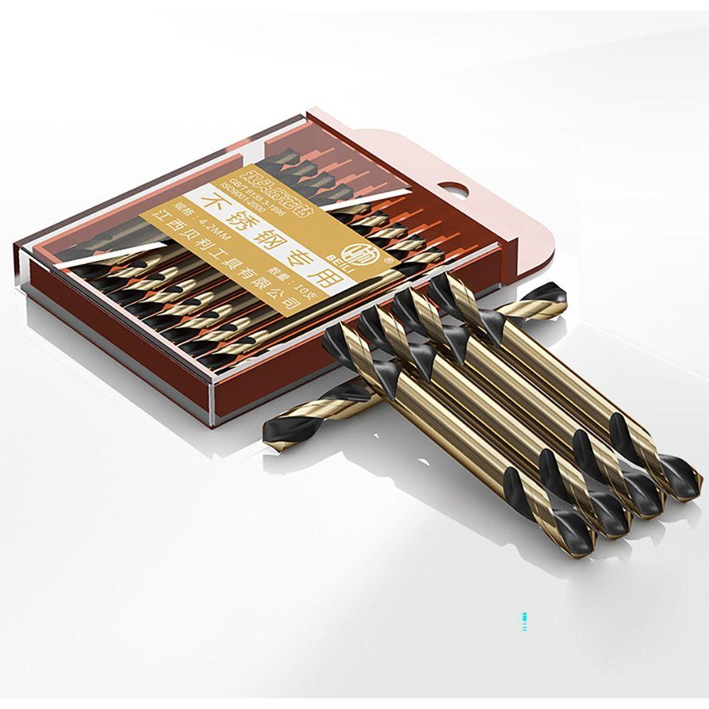 Metal Hole Cutter Tools Cobalt Coated Drilling Tools Drills Punch Tools Twist Drill Bit Double Head