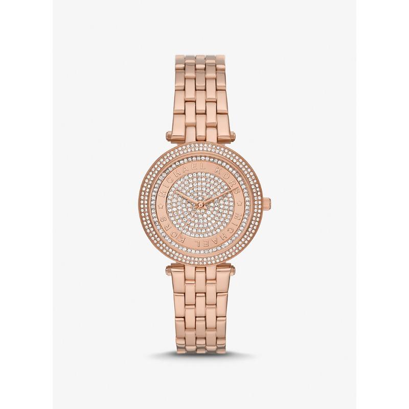 

Мини-часы Michael Kors Darci с паве, покрытие из розового золота, MK4592 розового золота