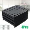 Construction Tripod Mat Non-Slip Foot Pads For Drywall,4Pcs Stilt Soles Replacement Kit