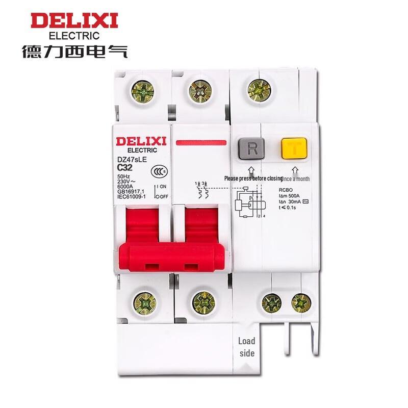 Delixi DZ47sLE Miniature Residual Current Circuit Breaker