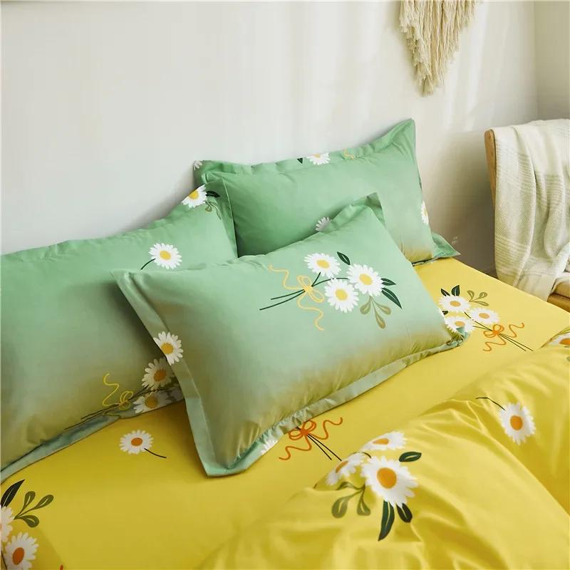 

1/2 шт. хлопковые наволочки с принтом, удобные мягкие наволочки для кровати, дивана, наволочки высшего качества, украшения дома 1pc pillow case