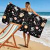 Astronaut Animals in Space Design Beach towel quick-drying for travel outdoor sports jogging beach and swimming