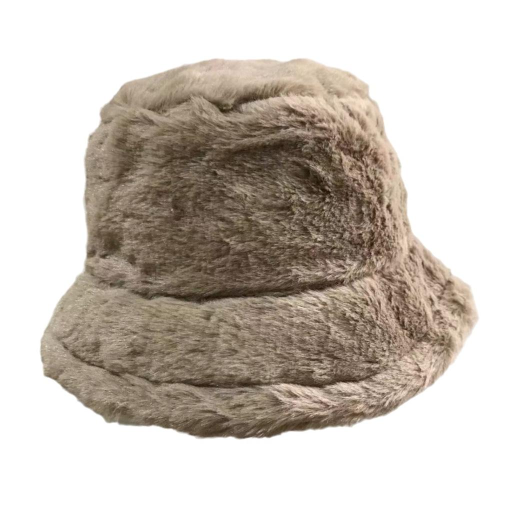 Winter Women's Hat Korean Version Autumn and Winter Warm Pure Color Big Head Circumference Fisherman Basin Hat