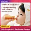 Baby Nipple Liquid Dispenser For Children Aged 1-3 Years Old, Squeeze Type Soft Silicone Bottle For Drinking Water And Medication