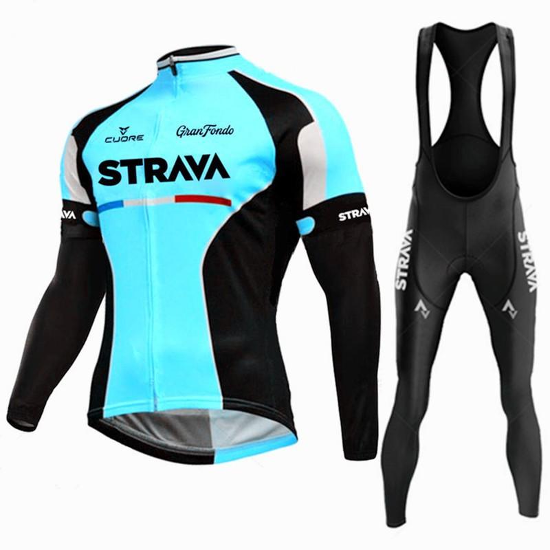 STRAVA Long-sleeved Riding Clothes Mountain Biking Factory Hot Outdoor Breathable Quick-drying S