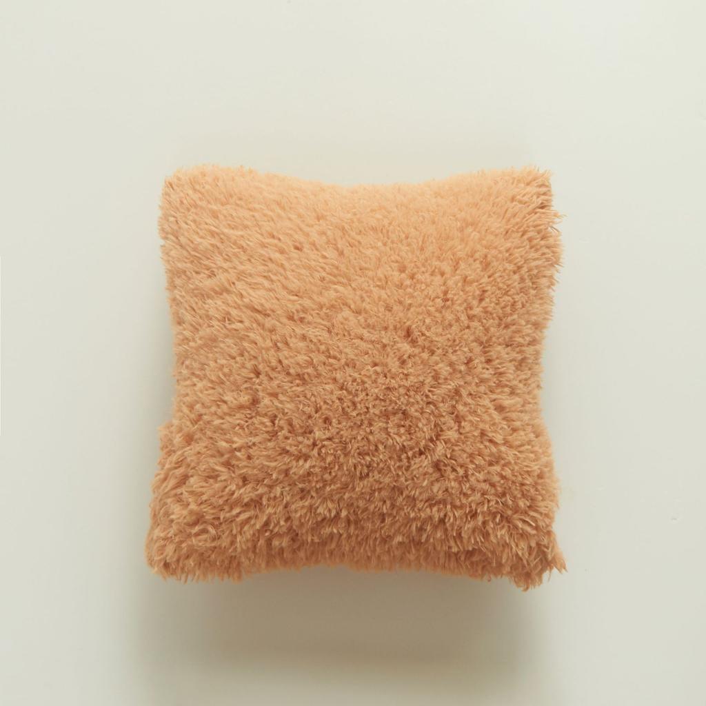 Korean Plush Pillow Cover, Crystal Plush Sea Lion Pillow, Soft and Comfortable Solid Color Creative Cushion Cover