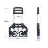 Aluminum Folding Hand Truck Portable Handle Utility Cart for Shopping