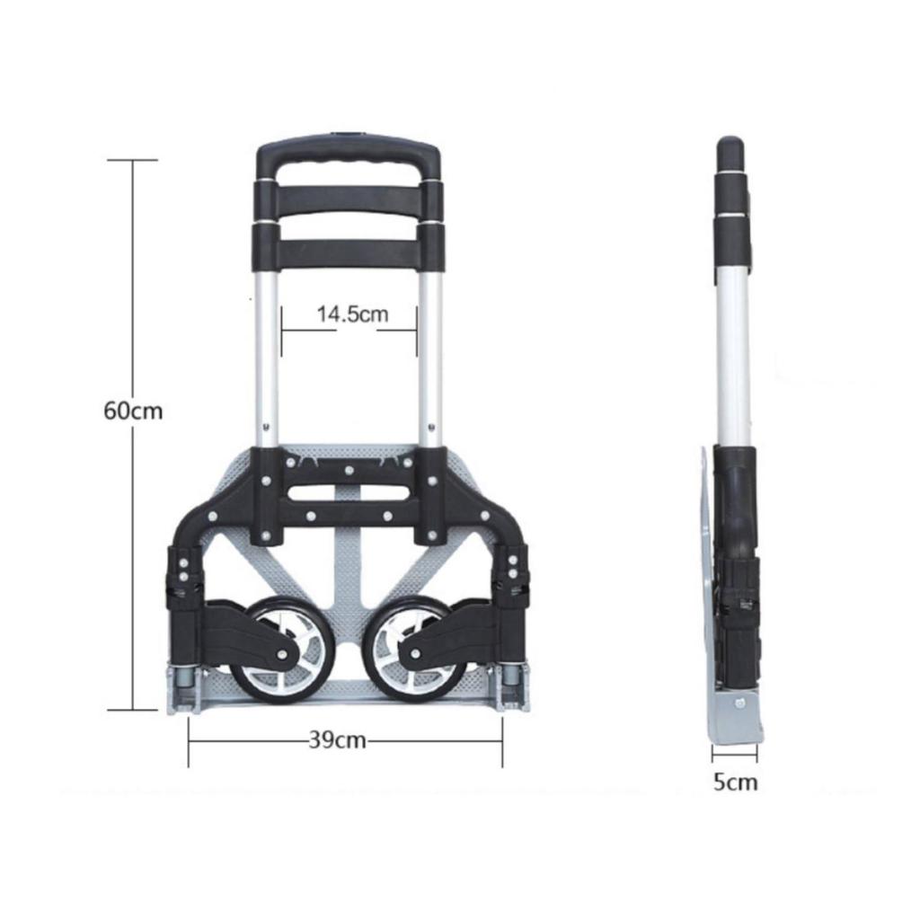 Aluminum Folding Hand Truck Portable Handle Utility Cart for Shopping