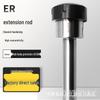 ER40 Deep Cavity CNC Milling Cutter Extension Rod, Shock Resistant Straight Shank