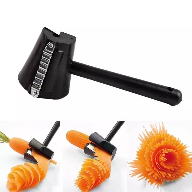 Versatile Spiral Funnel Slicer Multi-function Kitchen Peeler Decorative Cutter