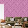 Geometric rhombus wallpaper purple, soft shapes 50x1000