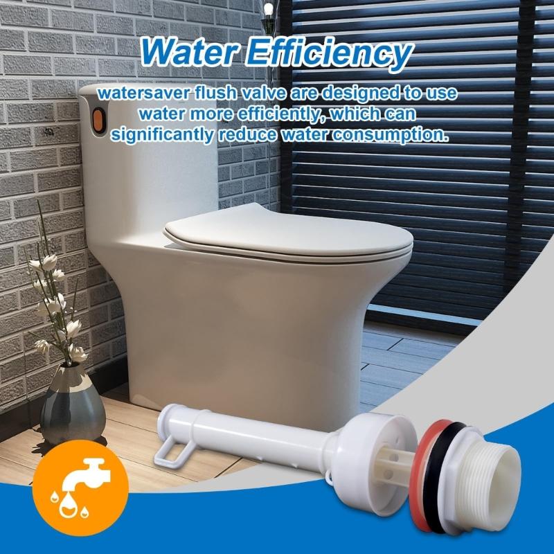 High Efficiency Water Saving Flush Valves Toilet Replacement Valves Repair Kits for Most Trip Levers 11-1/2Inch Length