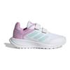 Adidas Tensaurrun 2.0 Versatile Comfortable Shock Absorbing Durable Low Top Kids Running Shoes Kids Sneaker White Purple Blue IG1240