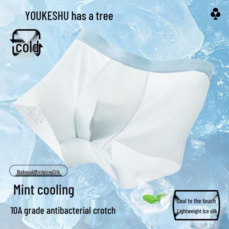 Herren Eis-Seide Antibakterielle Schnelltrocknende Boxershorts