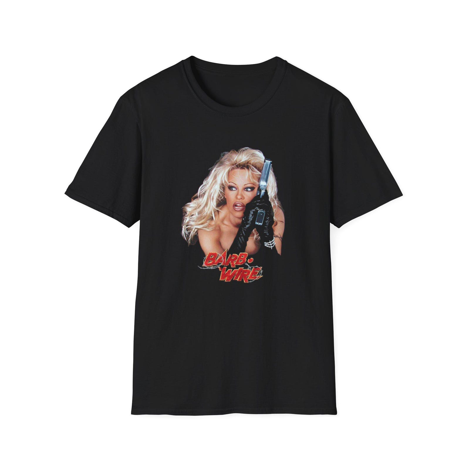 Barb Wire Pamela Anderson T-Shirt - Retro 90s Movie Tee M