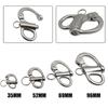 Jaw Swivel Snap Shackle Stainless Steel Quick Release Shackle Hook Chain Shackle  Halyards