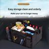 Large Capacity Car Trunk Storage Box Oxford Cloth Folding Rear Organizer for Vehicle Storage And Clutter Control
