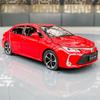 1:Toyota Corolla modellbil i 32 skala, tillbakadragbar leksaksbil i zinklegering med ljud och ljus för barn, pojkeflicka